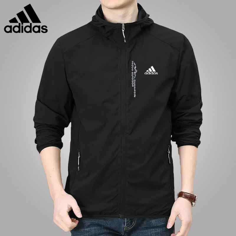 Summer Sun Protection Clothing Men's Ice Silk Casual Jacket Waterproof