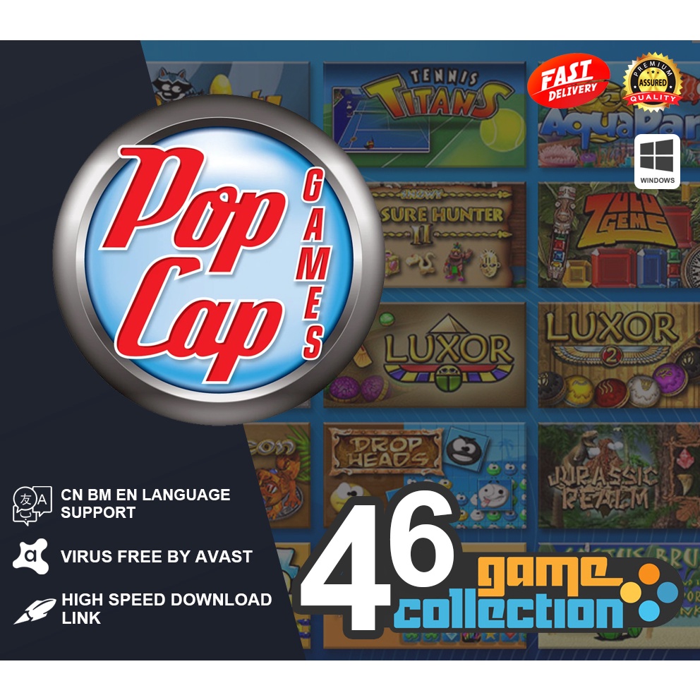 Collections] Popcap 46 Game Collection for PC Games Shopee Malaysia