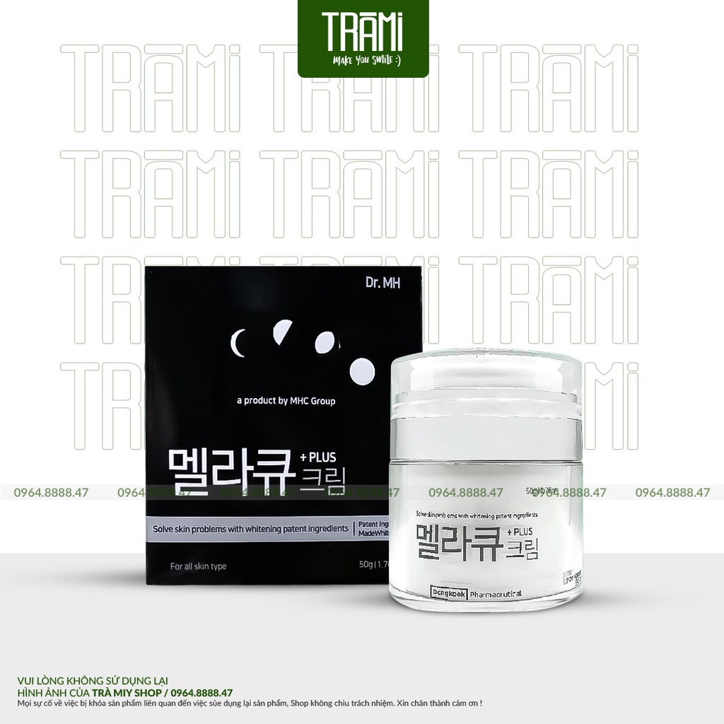 [Genuine] Dr.mh Mela Q Plus Whitening Melasma Cream 50g Korea. Shopee