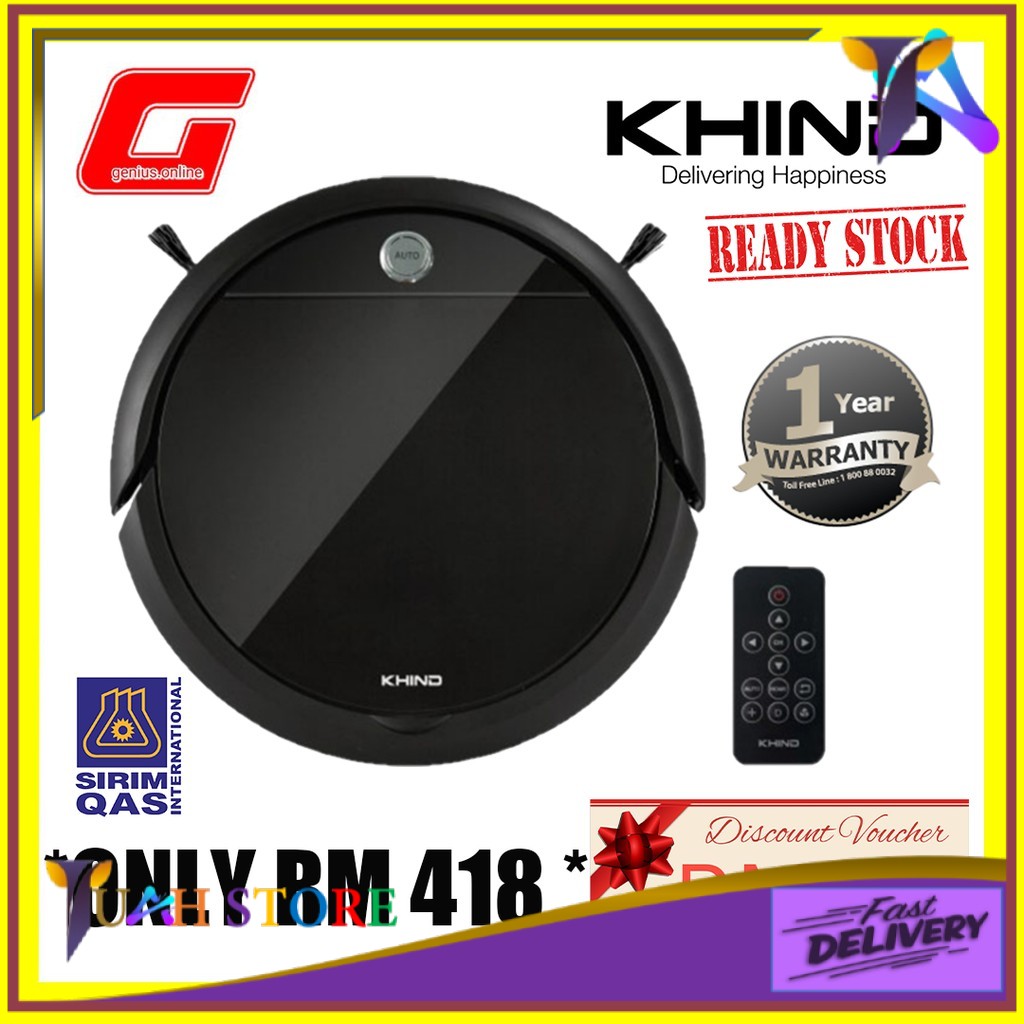 KHIND ROBOTIC VACUMM CLEANER VC9X6A ROBOT VACUMM Shopee Malaysia