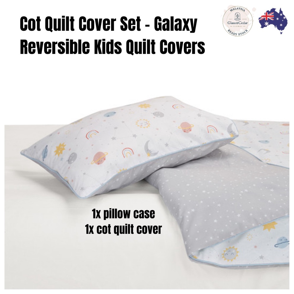 (IMPORTED) COT QUILT COVER SET / BABY QUILT COVER SET / BABY BED