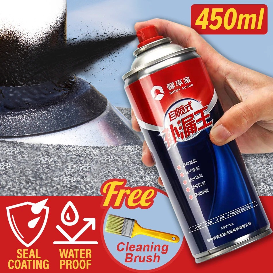 Aromate [ 450ml ] Waterproof Leak Sealant Coating Spray Paint Glue Seal Shopee Malaysia