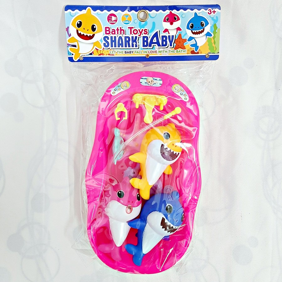 BABY SHARK BATH TOYS FOR BABY KIDS TOY PLAY SET / PINK Shopee Malaysia