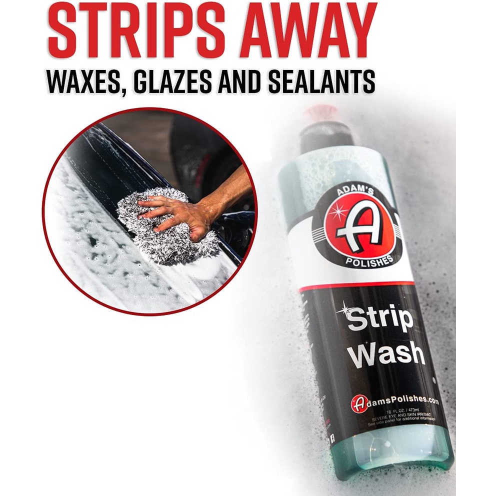 Adam's Strip Car Wash Soap Original 473ml / 500ml Repack Sealant