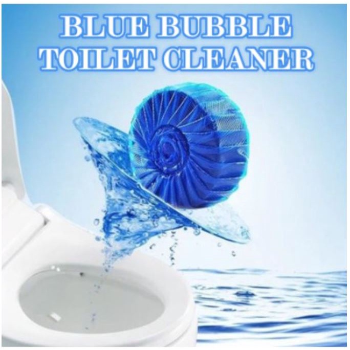 VU 🎁 Magic Auto Toilet Bowl Cleaner Blue Bubble Flush Bathroom Clean Shopee Malaysia