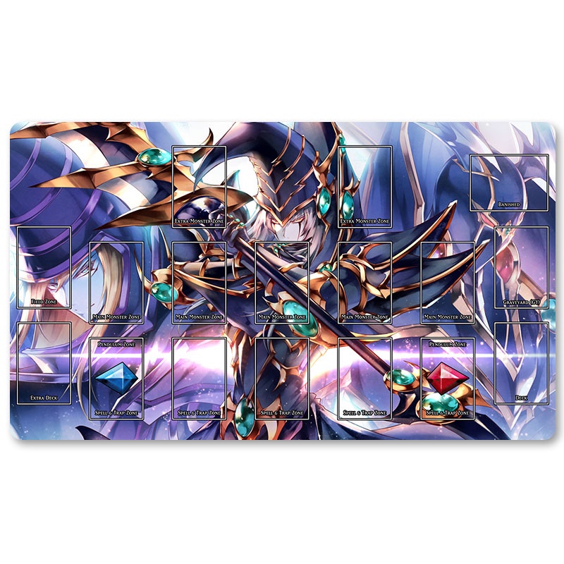 HOT OCG Playmat Blueeyes Ultimate Dragon Dark Magician Duel Monsters
