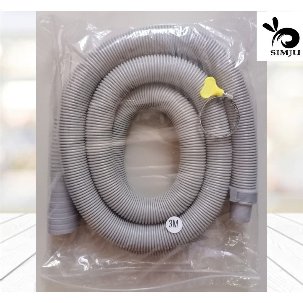 Washing Machine Inlet & Outlet Pipe Drain Hose Outlet Diameter 32mm 2m