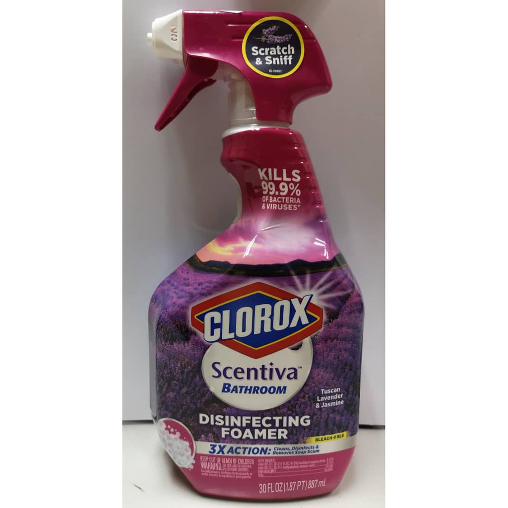 Clorox Scentiva® Bathroom Disinfecting Foamer 3x Action!!!! (Tuscan