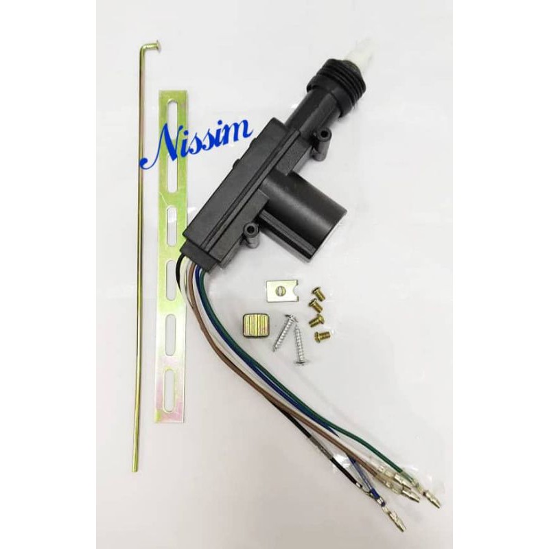 Door Actuator Saga,Wira (5wayer)(12volt) (door gun)(universal) Shopee