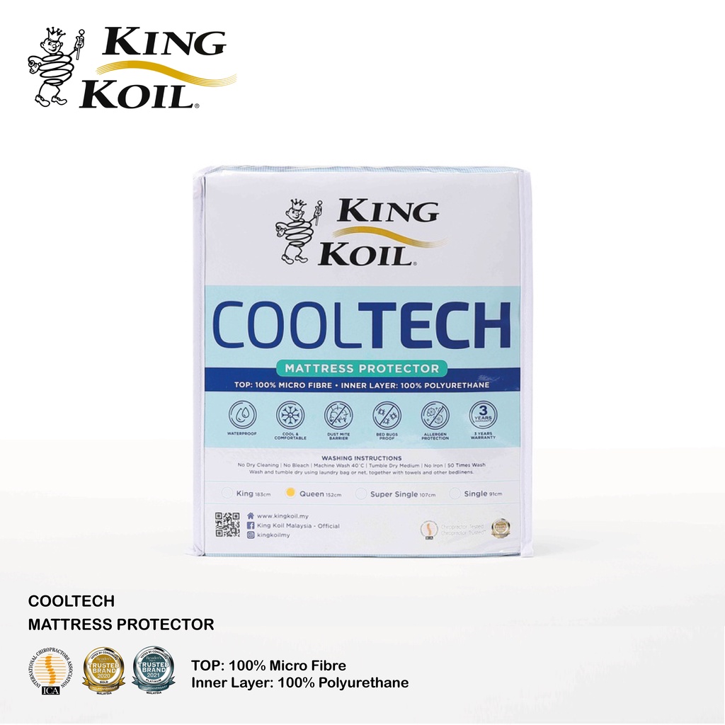 King Koil Cooltech Mattress Protector Shopee Malaysia