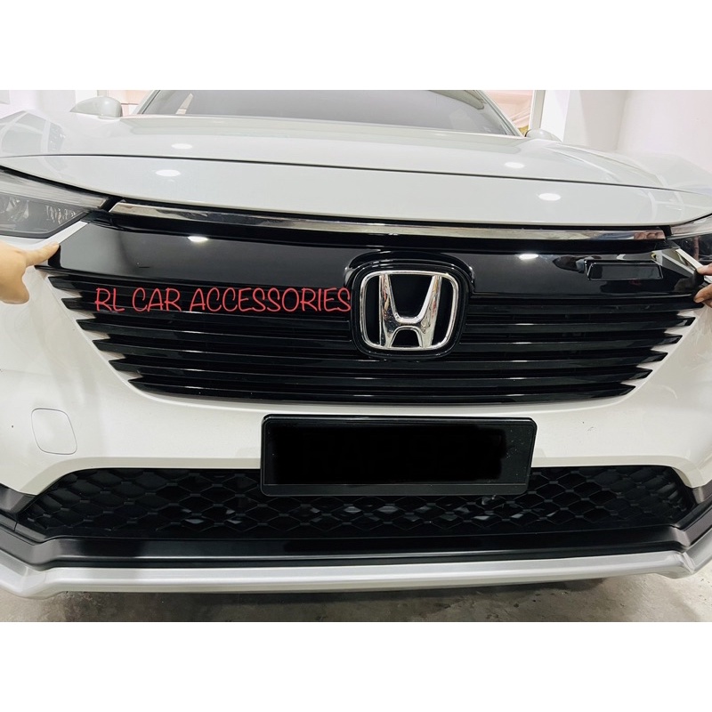 Honda Hrv Vezel 2022 2023 2024 Mugen front grill grille sarung cover bodykit body kit Shopee
