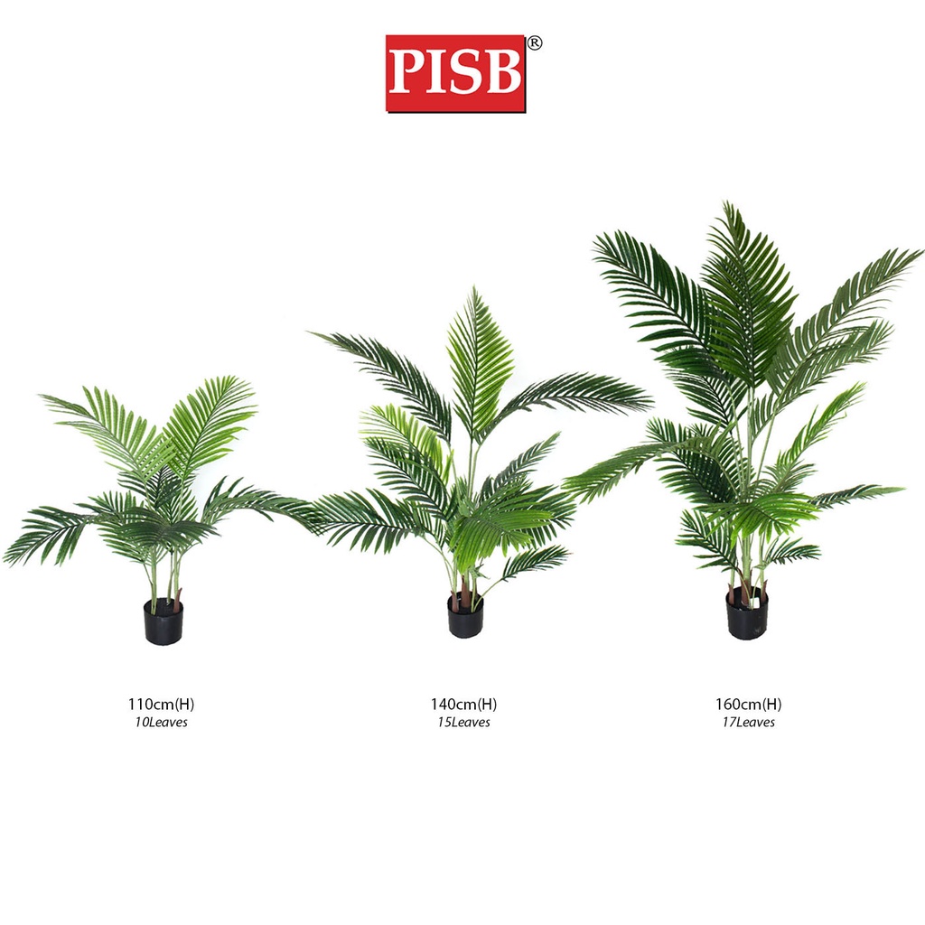 S2029/30/31 Palm Tree Artificial Plant 110/140/160CM 10/15/17 Leaves