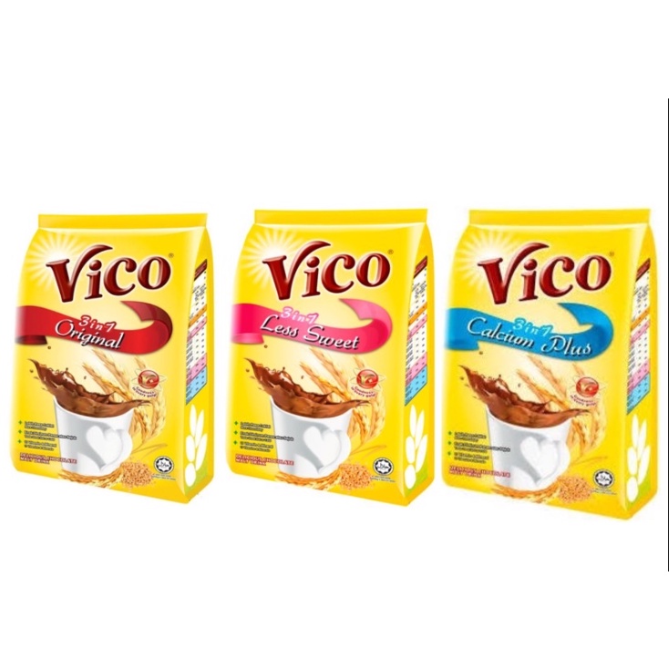 Vico 3 in 1 Chocolate Malt Drink 15x32g Shopee Malaysia