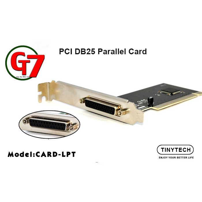 TINYTECH PCI DB25 PARALLEL PORT (CARDLPT) Shopee Malaysia