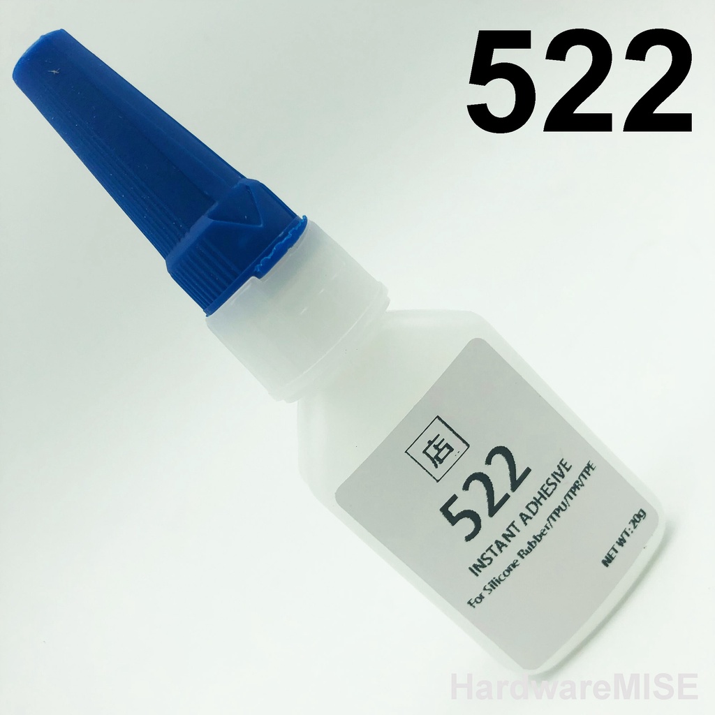 Instant Adhesive Glue 522 For Bonding Silicone Rubber TPU TPR TPE 633
