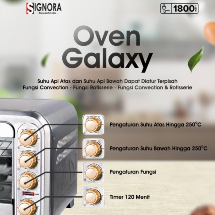 oven galaxy signora 75 ltr Shopee Malaysia