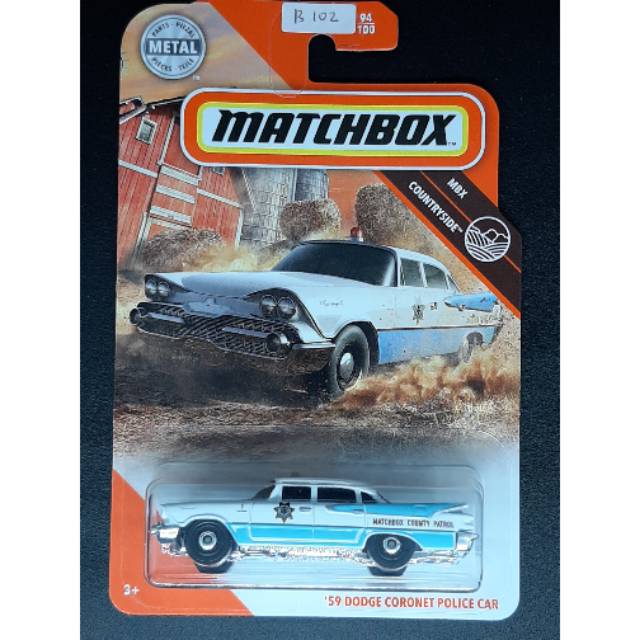 Diecast Matchbox Dodge Police Car Shopee Malaysia
