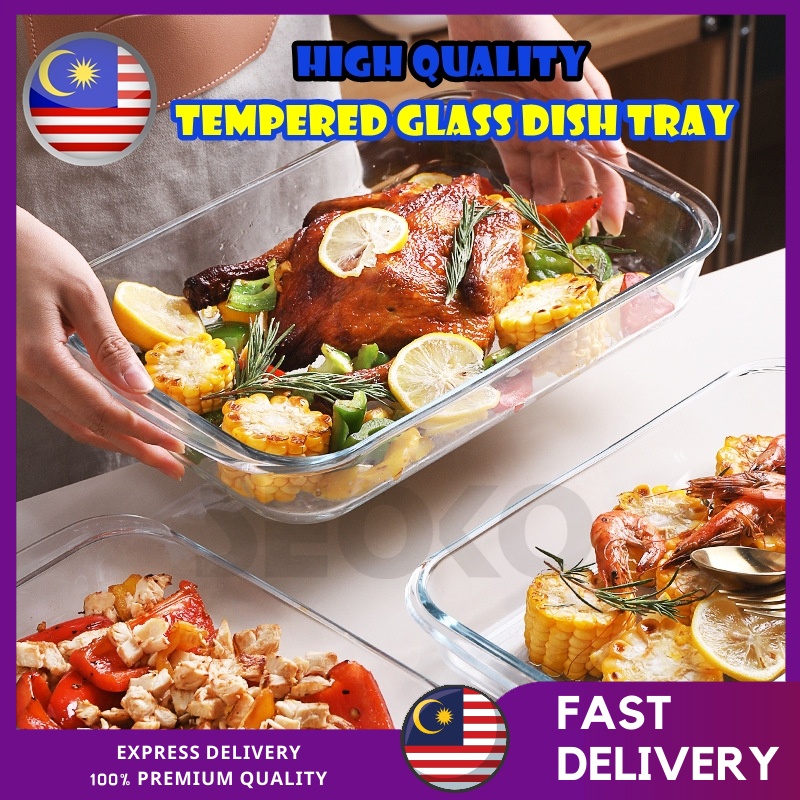 Rectangular Tempered Glass Tray Shopee Malaysia