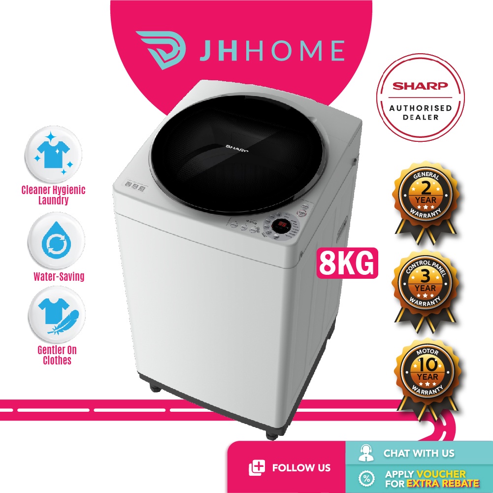 Toshiba 8KG Fully Auto Top Load Washing Machine AWM901BM(SG) AW