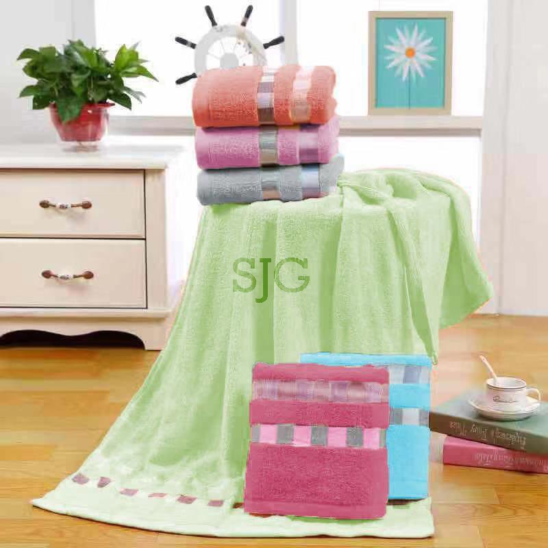 Cotton Bath Towel Water Absorber Towel 1 pc Shopee Malaysia