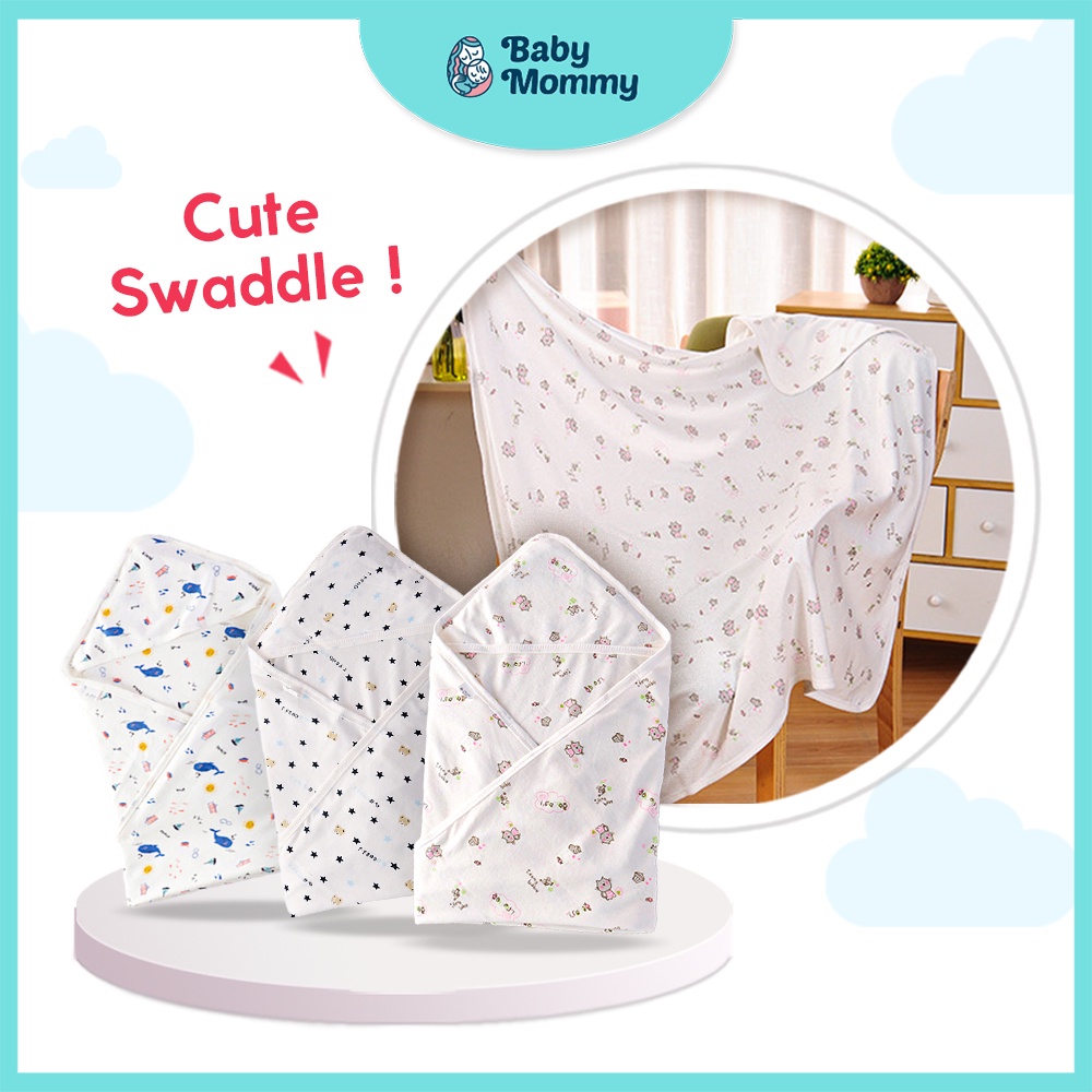 🇲🇾ReadyStock Baby Swaddle Newborn Infant Cotton Swaddle Blanket Baby