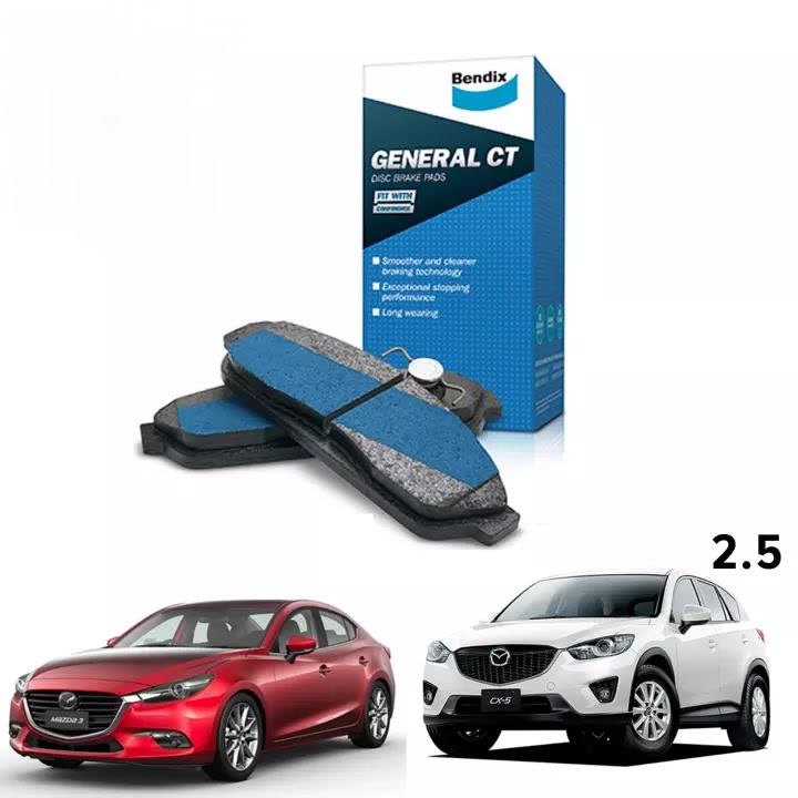 Original Bendix DB2414GCT Rear Brake Pad Mazda CX5 CX5 Skyactiv