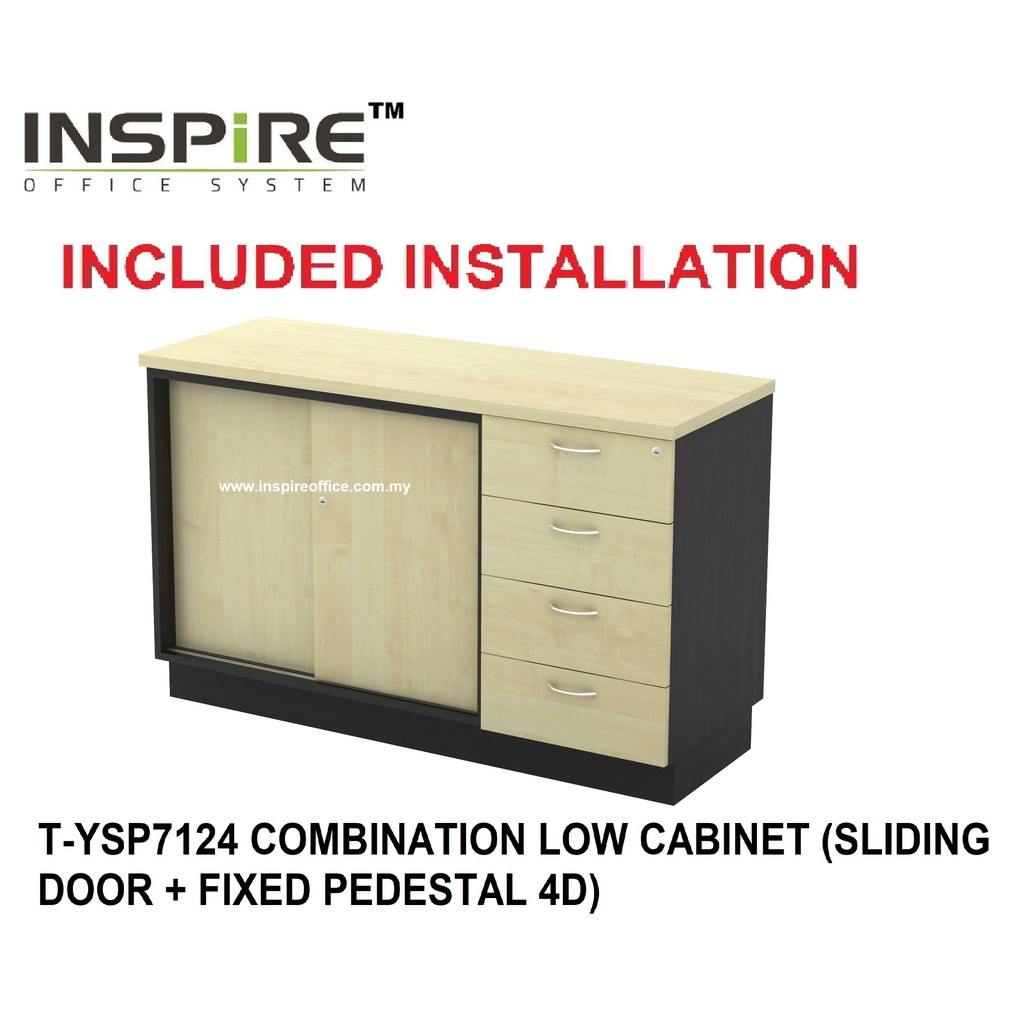 TOMA SERIES TYSP7124 COMBINATION LOW (SLIDING DOOR + FIXED