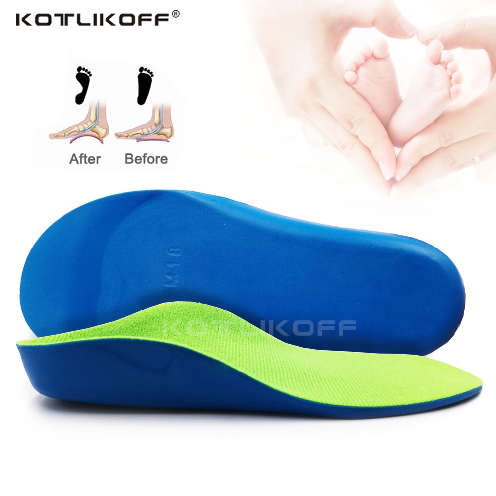 KOTLIKOFF Children's Orthopedic Shoes Insoles For Feet Flat Foot Arch