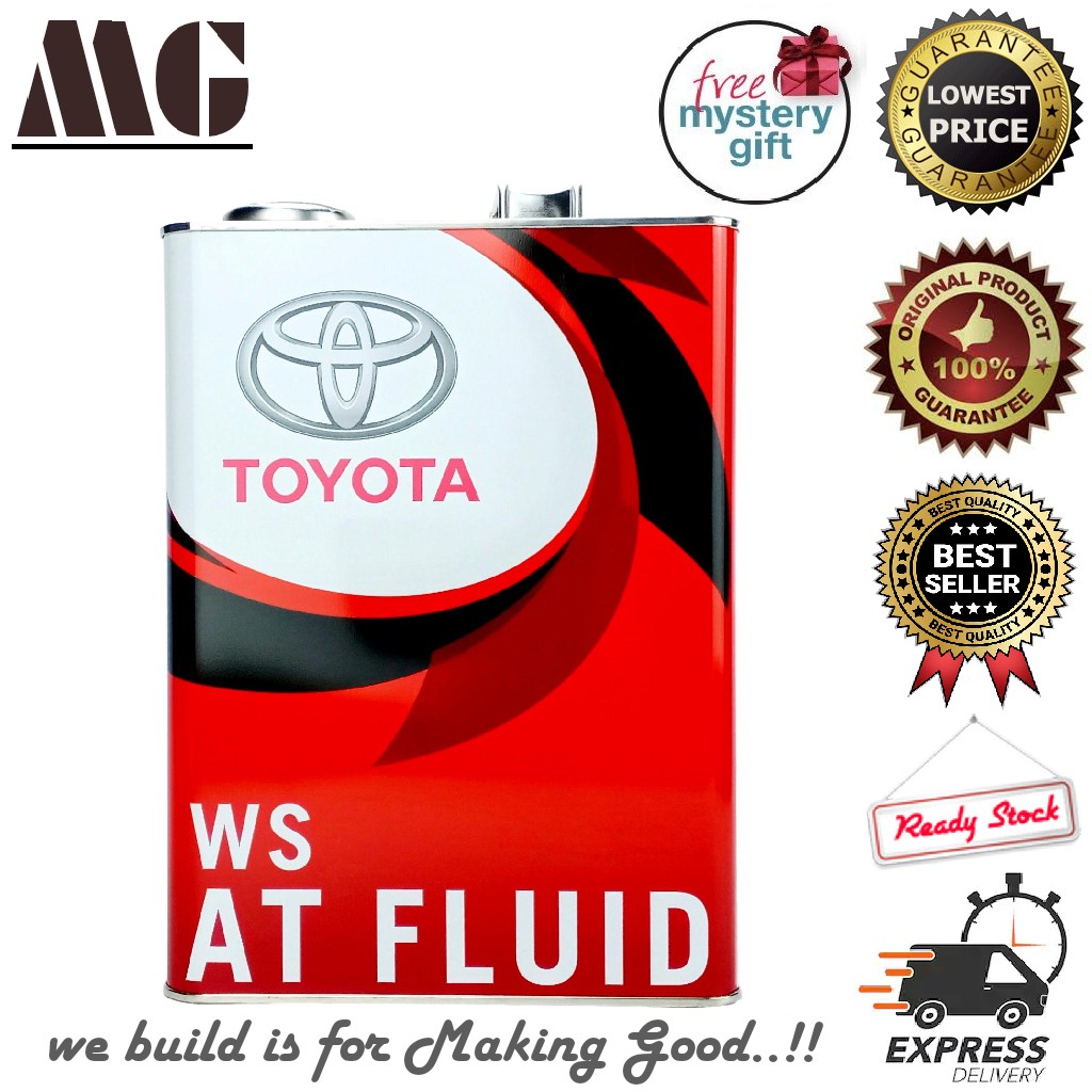 TOYOTA GENUINE ATF WS 4L AUTOMATIC TRANSMISSION FLUID GEAR OIL Shopee Malaysia