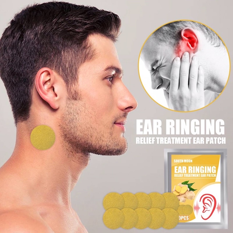 SOUTH MOON EAR TREATMENT Ginger Tinnitus Plaster Rawatan Telinga
