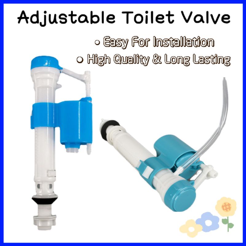 Adjustable Toilet Cistern Inlet Valve Toilet Outlet Fill Valve Bathroom