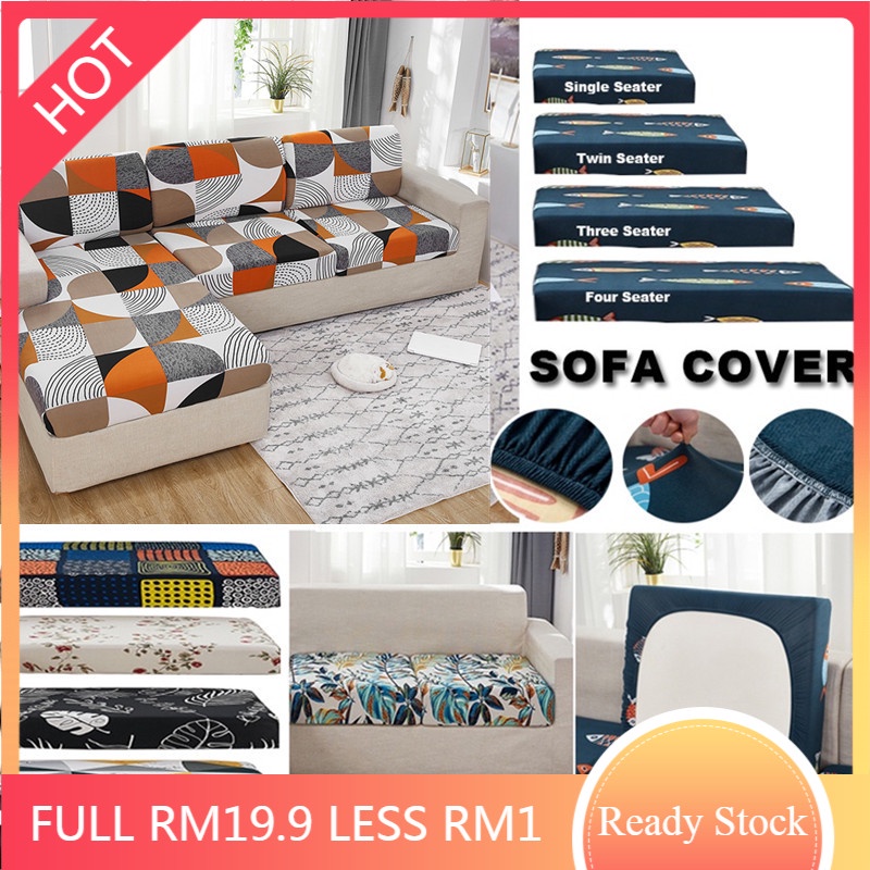 Sofa Cushion Floral Printing Sofa Seat Cushion Cover Corner Sofa