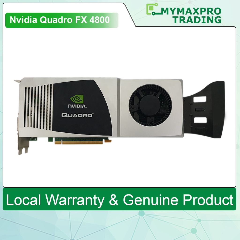 Nvidia Quadro FX 4800 1GB GDDR3 384bit DVI TVOut Display Port