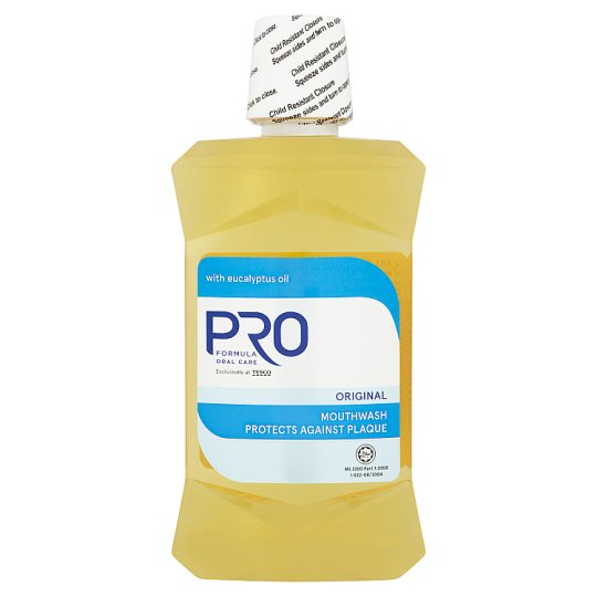 Tesco Pro Formula Oral Care Original Mouthwash 750ml Shopee Malaysia