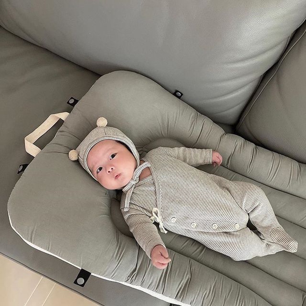 Portable Bionic Newborn Bed Boy Baby Girl Recliner Baby Nest Folding