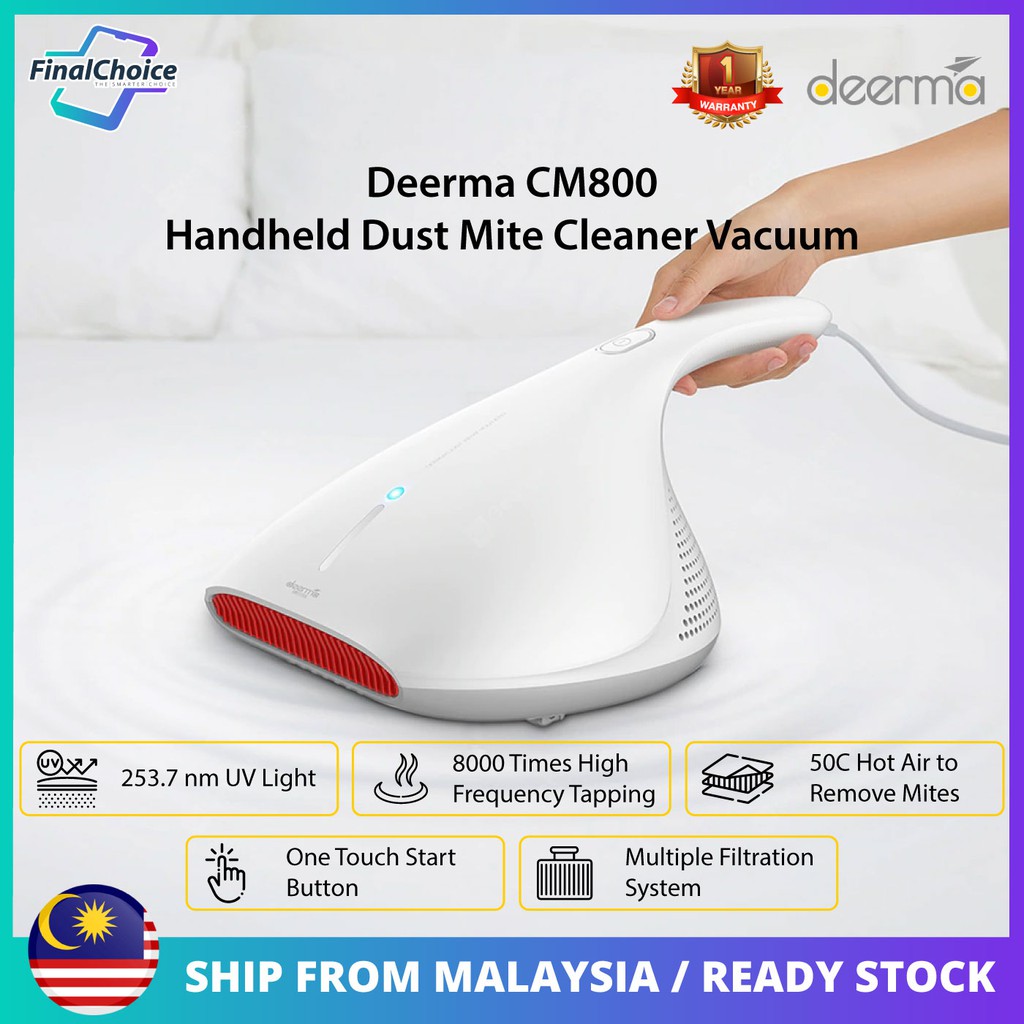 Deerma CM800 UV Sterilizers Handheld Vacuum Cleaner 13000Pa Power Dust