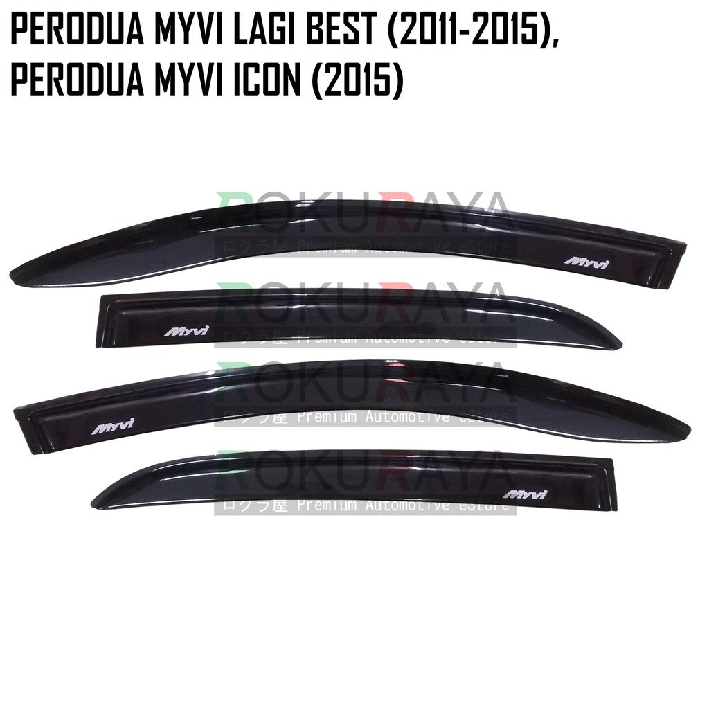 Perodua Myvi Lagi Best (20112015) Myvi Icon (2015) Small (10cm Width