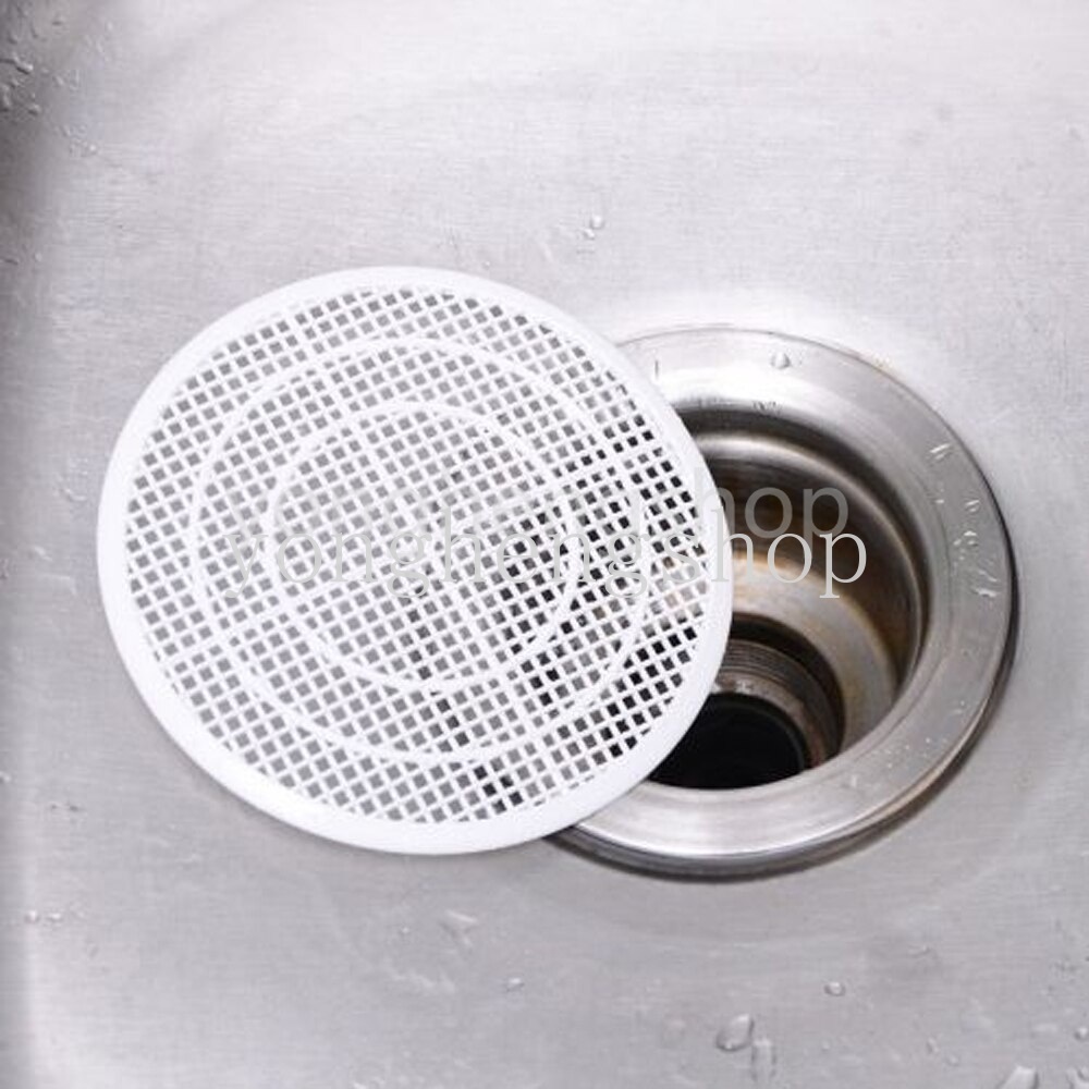 Bath Sink Strainer Shower Drain Cover Trap Basin Filter Cleaning Net Drain Screen Mesh Hair