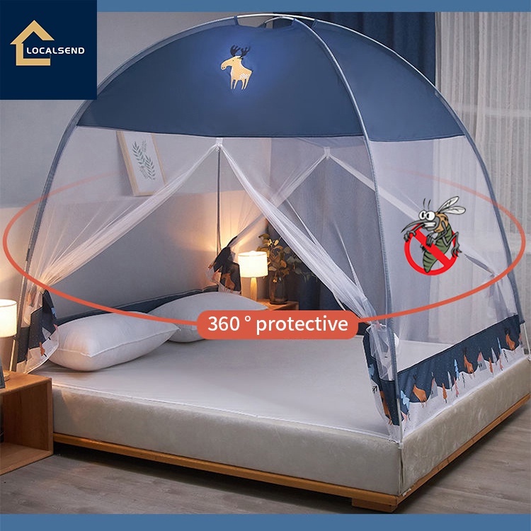 Kelambu Khemah Mosquito Net 2 Door kelambu dewasa Single/Queen/king