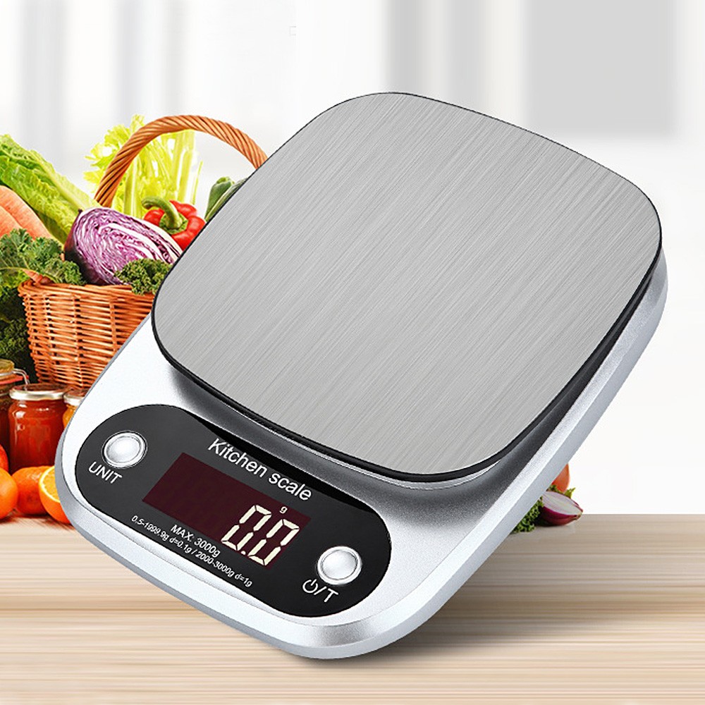 3kg Accurate Electronic Digital Kitchen Scale 0.1g Accuracy Baking
