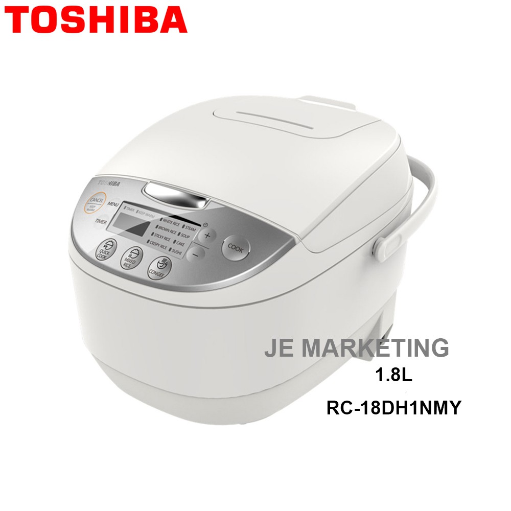 TOSHIBA HONATSUKAMA RICE COOKER (1.8L) RC18DH1NMY Shopee Malaysia