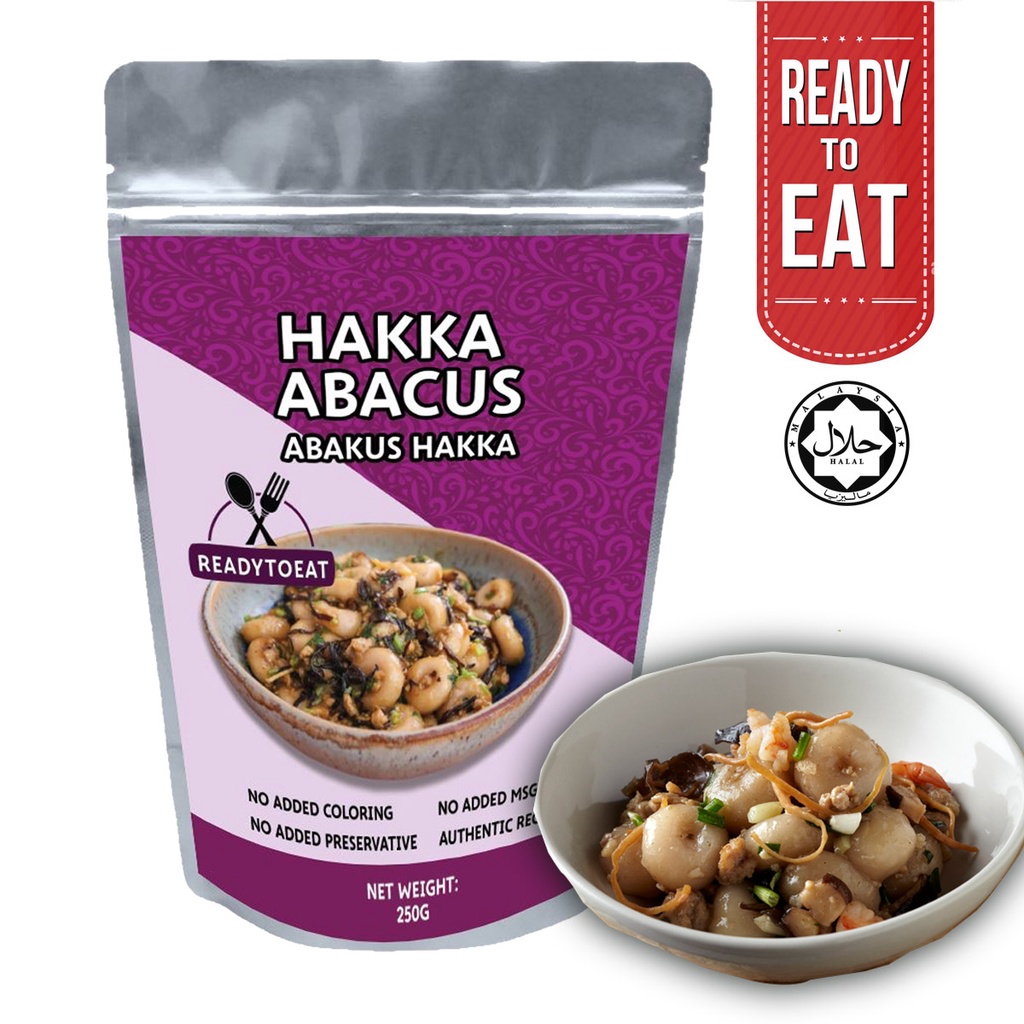 Pasti Halal Abakus Hakka Ready to eat meal , travel instant food berat
