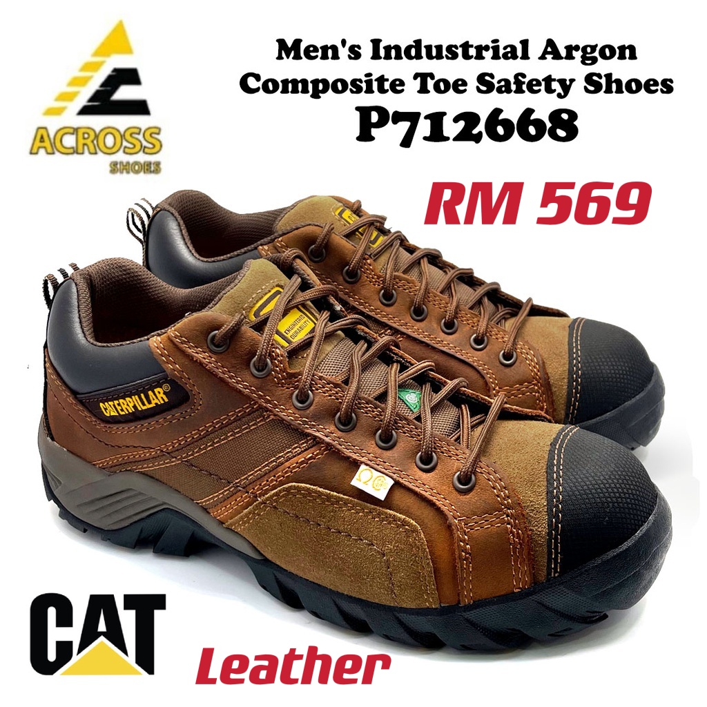 Caterpillar Men's Argon Composite Toe Work Shoe CATP712668Dark Brown