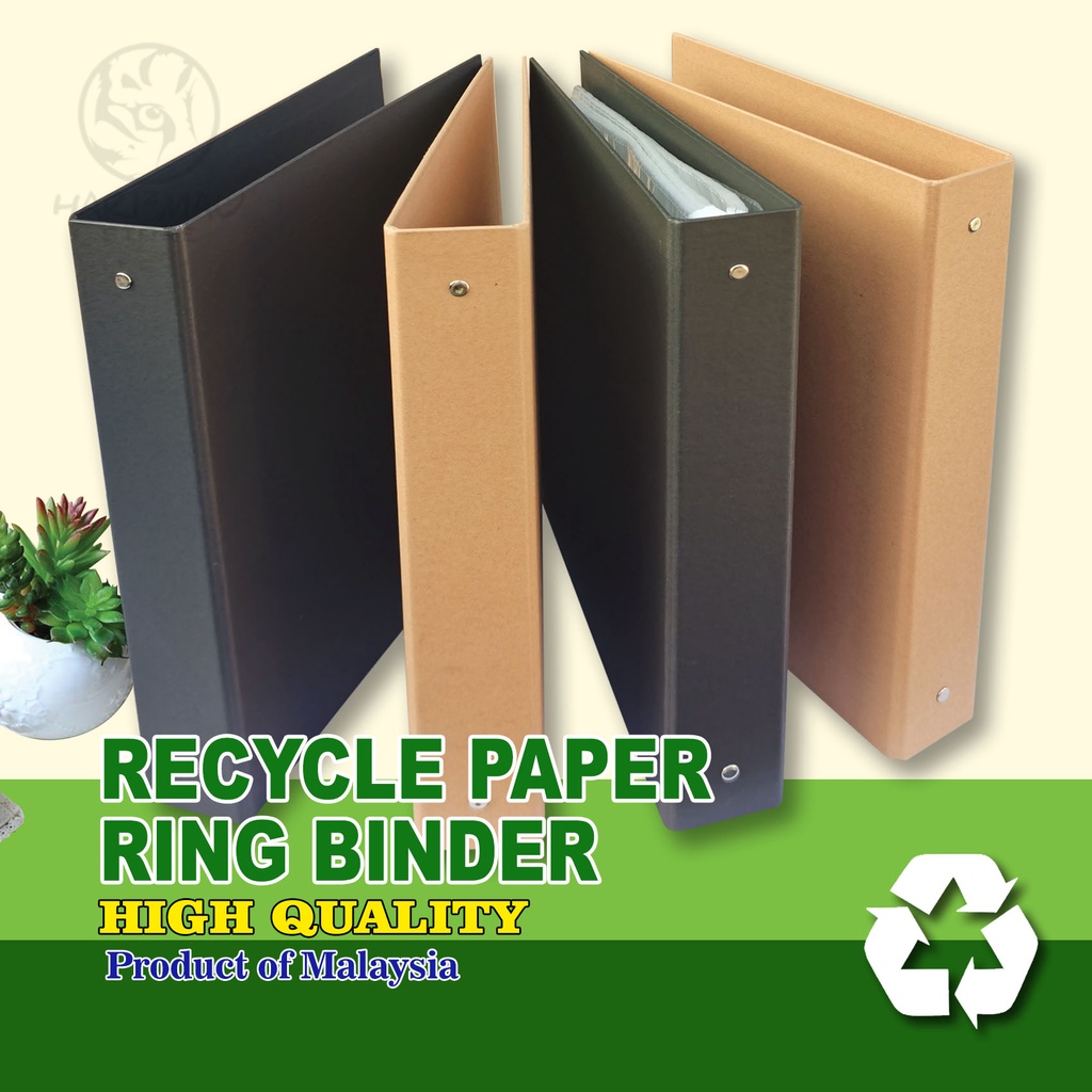 Ring File, 2D, 3D, A4, A5, Recycle Paper Ring Binder, Ring Folder