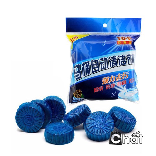 Combo of 10 toilet cleaners for longlasting deodorizing tablets with