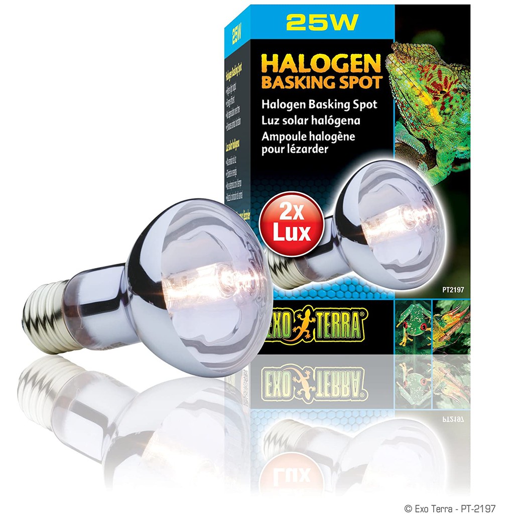 ExoTerra Sun Glo Daylight Halogen Lamp 35W / 50W / 75W / 100W / 150W