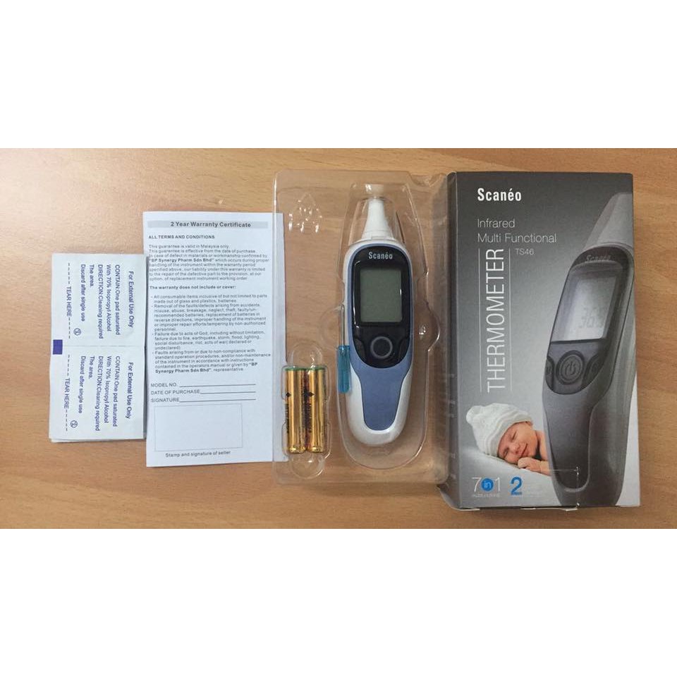 Scaneo Infrared Multi Functional (7 in 1 Thermometer) TS46 PGMall