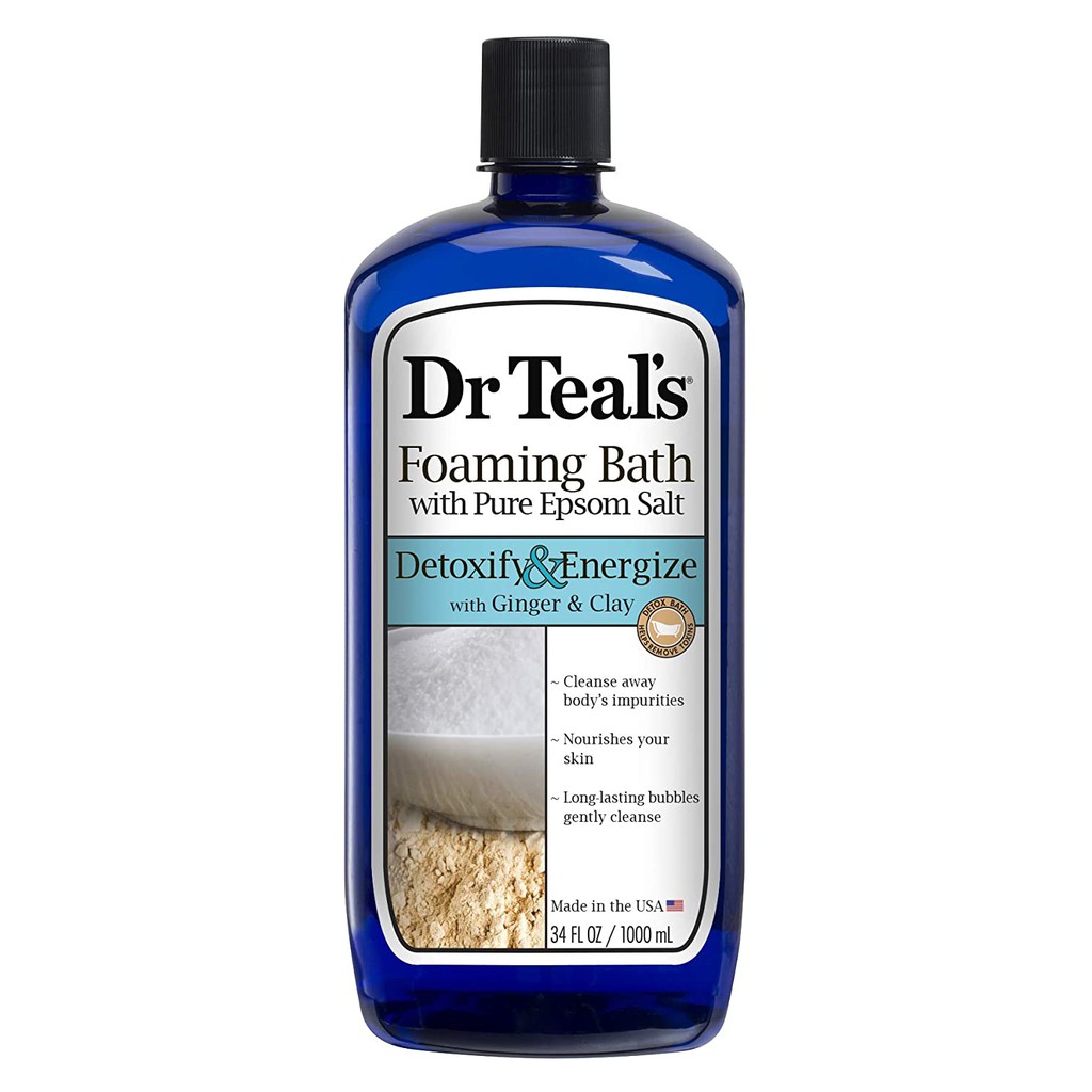 [ iiMONO ] Dr Teal's Foaming Bath with Pure Epsom Salt, Eucalyptus
