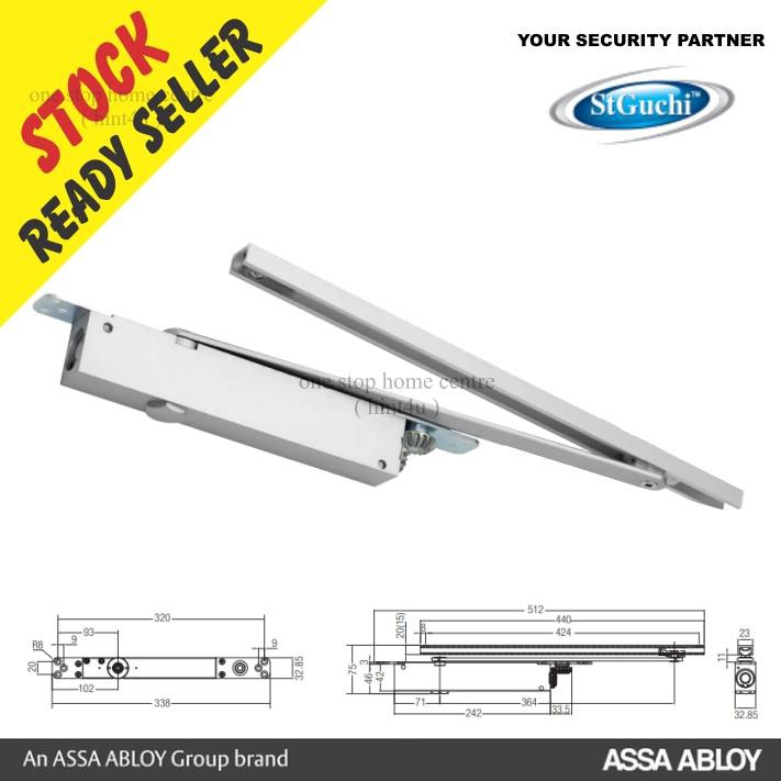 ST GUCHI SGDC 93 OVERHEAD CONCEALED DOOR CLOSER Shopee Malaysia