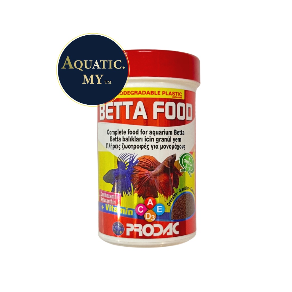 Prodac Betta Food 40g For Aquarium Fish Food Shopee Malaysia
